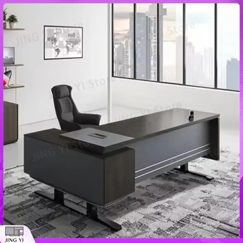 Modern Hospital Desk Wooden Convertible Expandable Panel Computer Desk with Wall Mounted File Drawers Office Desk for Medical