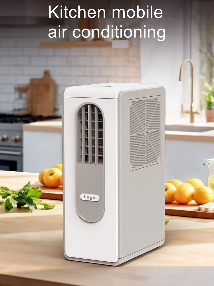 Mobile air-conditioning cooling and heating all-in-one unit free installation without external unit and no exhaust heat pipe