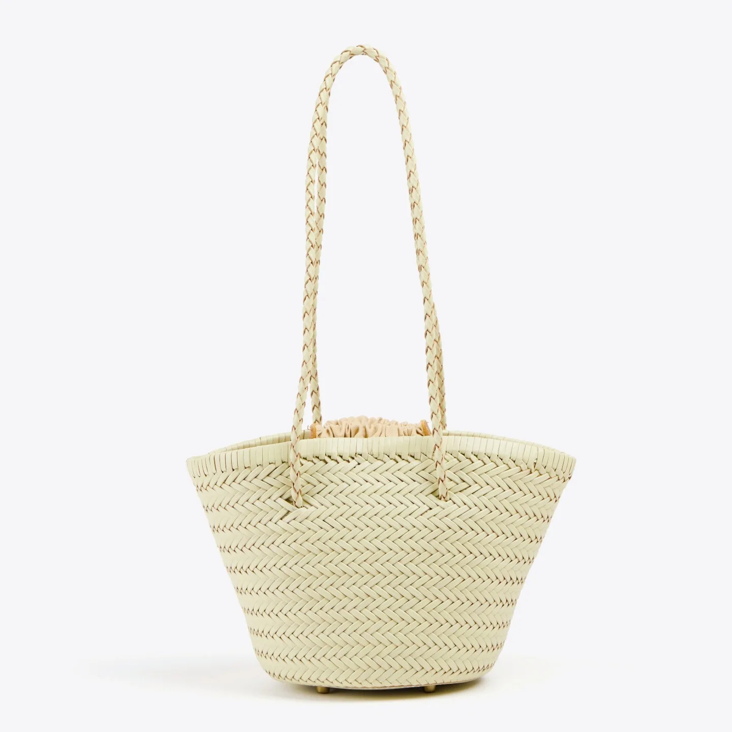Crossbody Purse Vintage Style Women Casual Commuter Vacation Daily Use Bag Handmade Woven Bucket Bag Genuine Leather Shoulder
