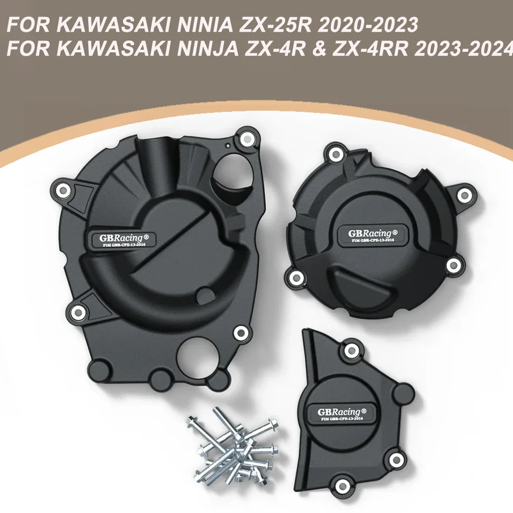 

ZX4R ZX25R ZX4RR Motorcycle Protection Cover Accessories For KAWASAKI Ninia ZX-25R ZX-4R ZX-4RR 2023-2024 Engine Protect Cover