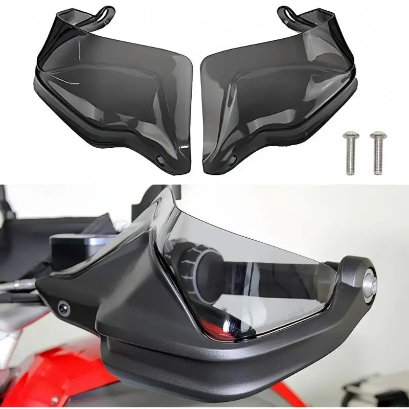 M76E Motorcycle Hand Area Wind Deflector Set, for Cold-Weather Commuting and Long-Distance Use Left and Right Contoured