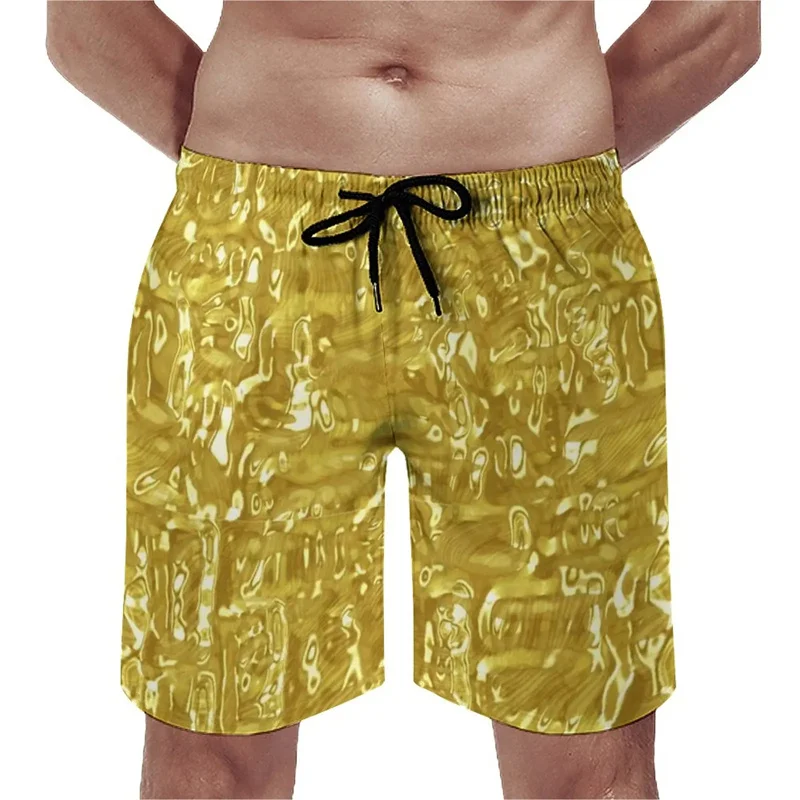 Creative 3d Print Board Shorts Men Sparkles Glitter Pattern Beach Shorts Large Size Swimming Trunks Cool Personality Short Pants