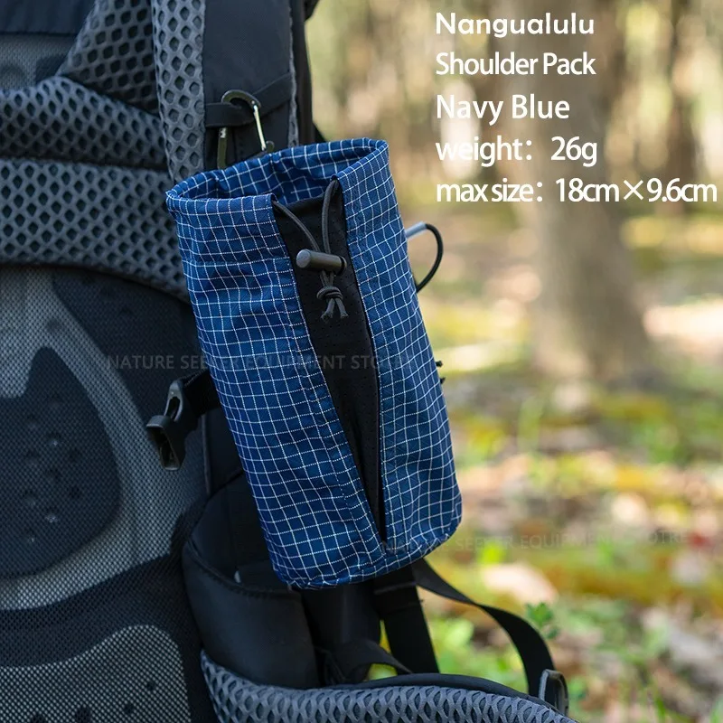 NONE UHMWPE Elastischer Schulterrucksack, Wasserflasche, Handy-Aufbewahrungstasche, Rucksack-Ausrüstung, leichte Outdoor-Armtasche zum Wandern, Klettern 8