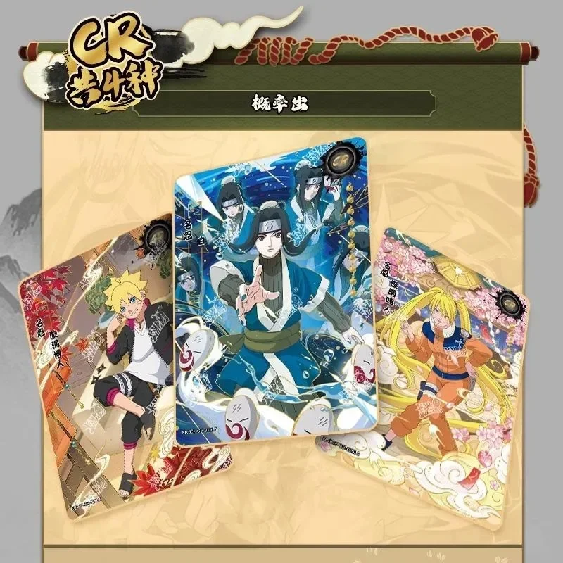 KAYOU Authentic Naruto Shippuden Chapter of Soldiers 8th Edition T2W8 CR MR Cards Naruto Sasuke Anime TCG Collectible Hobby Gift