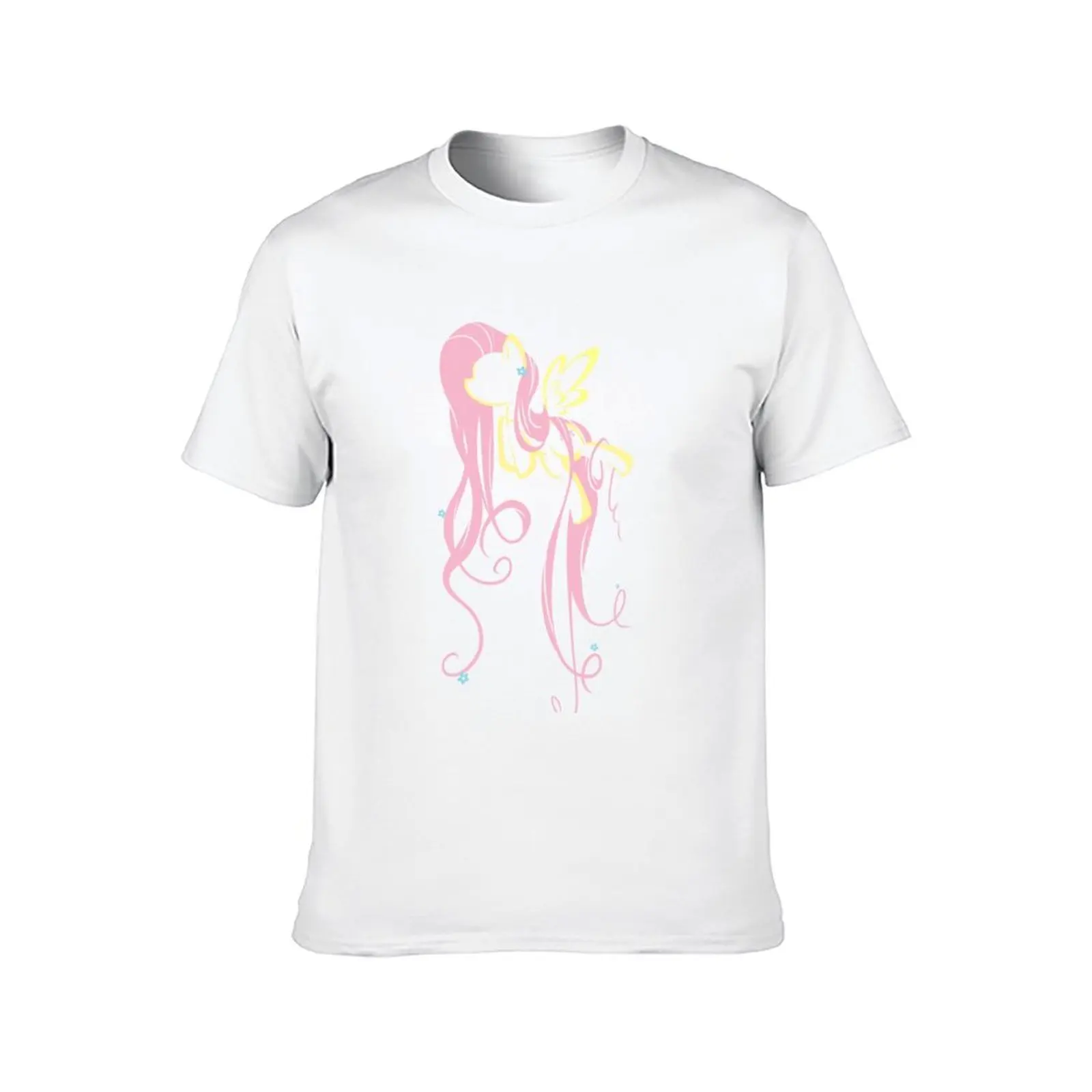 تي شيرت منمق رفرفة تي شيرت قطن 100% تي شيرت رجالي قطن عالي الجودة #2