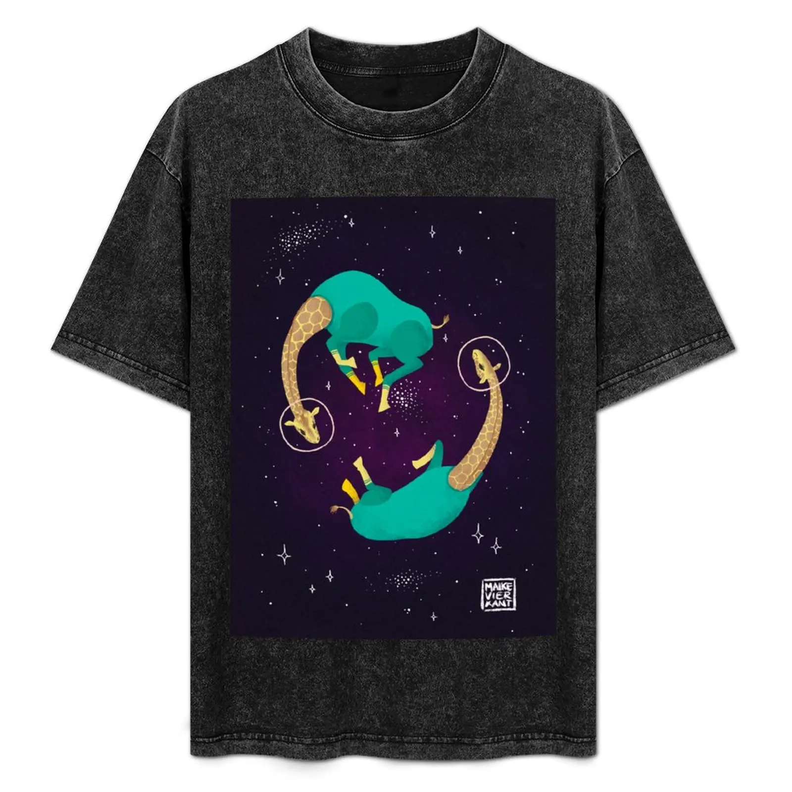

Space Giraffes T-Shirt Christmas Casual Tee Shirt
