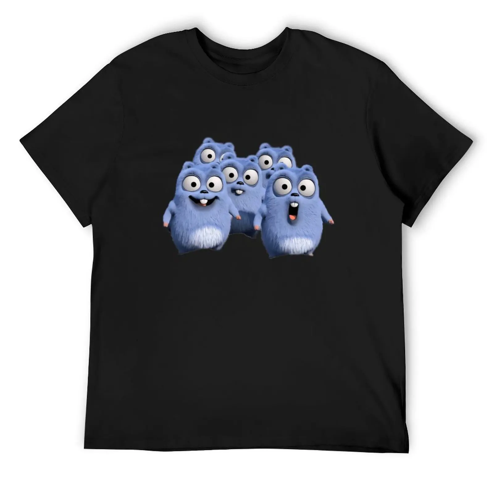 

Grizzy and The Lemmings T-Shirt cotton man t-shirts funny shirt cotton anime shirt Men's t shirts