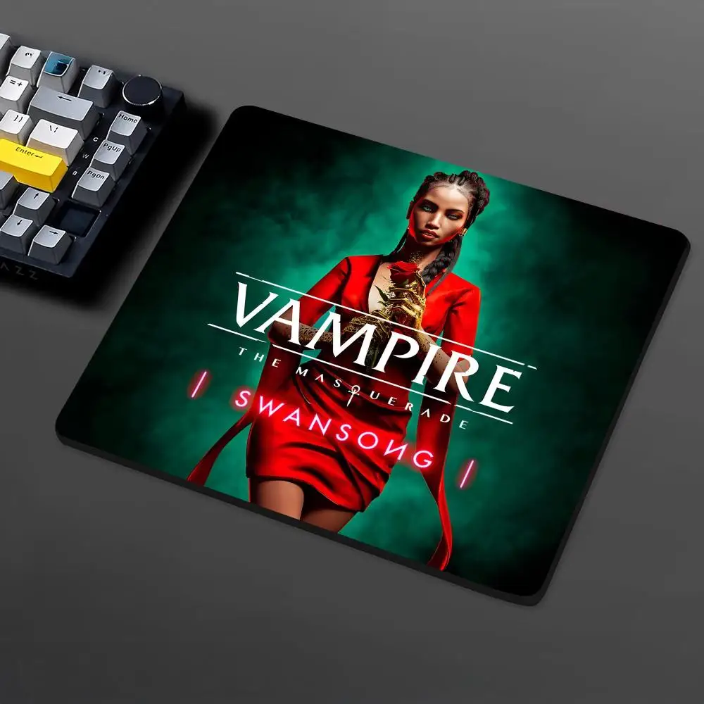 The Vampire Diaries Damon Mouse Pad Small Office Table Mats Computer Accessories Washable Non-slip Rubber with Precision Lock Ed