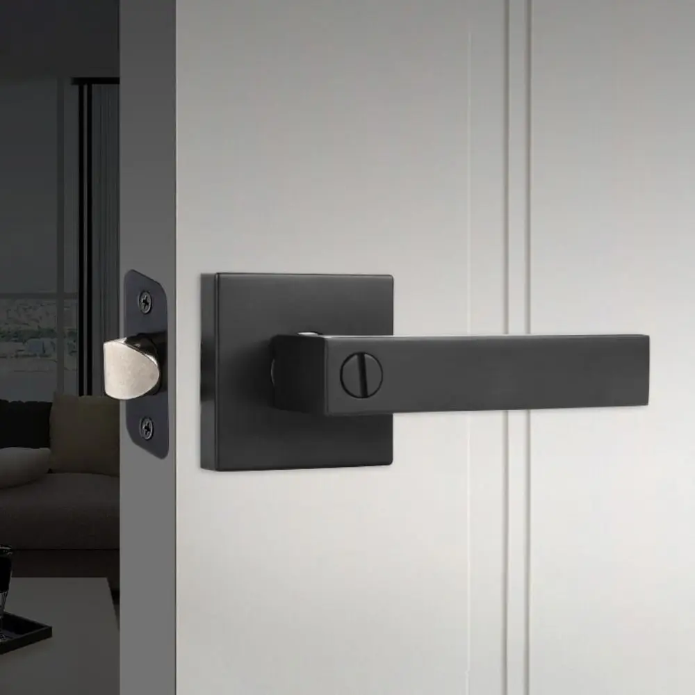 

Замок для двери из алюминиевого сплава с тремя стержнями, современный стиль, мебельная фурнитура, трехточечный замок-ручка с ключами для обеспечения конфиденциальности