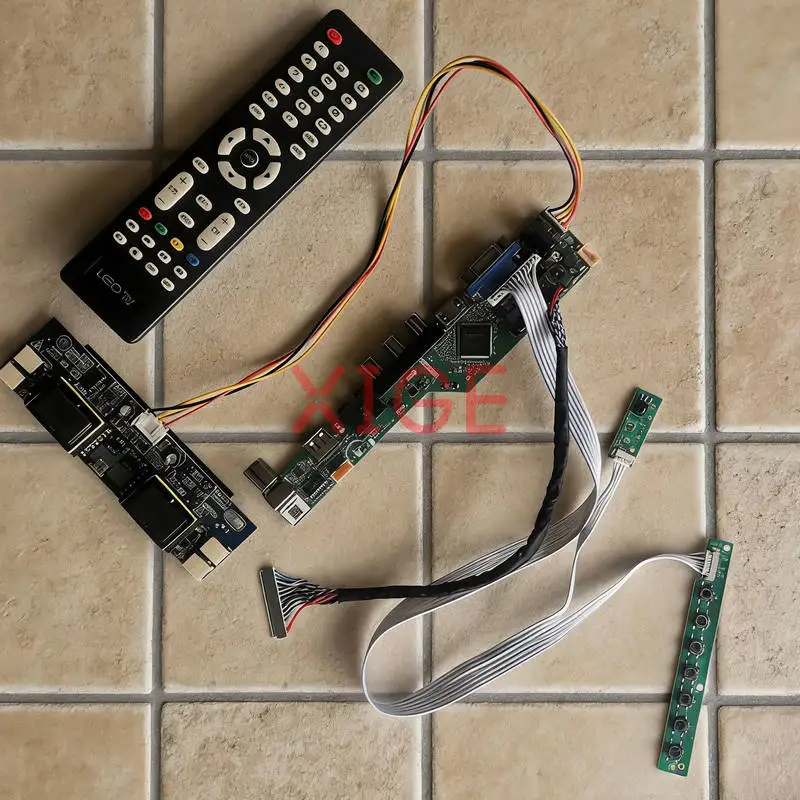 

Плата контроллера привода экрана подходит для LM220WE3 HSD220MKW1 LM220WE1 M220Z1 1680x1050 30-контактный комплект LVDS 1680*1050 USB+AV+VGA+HDMI 4-CCFL