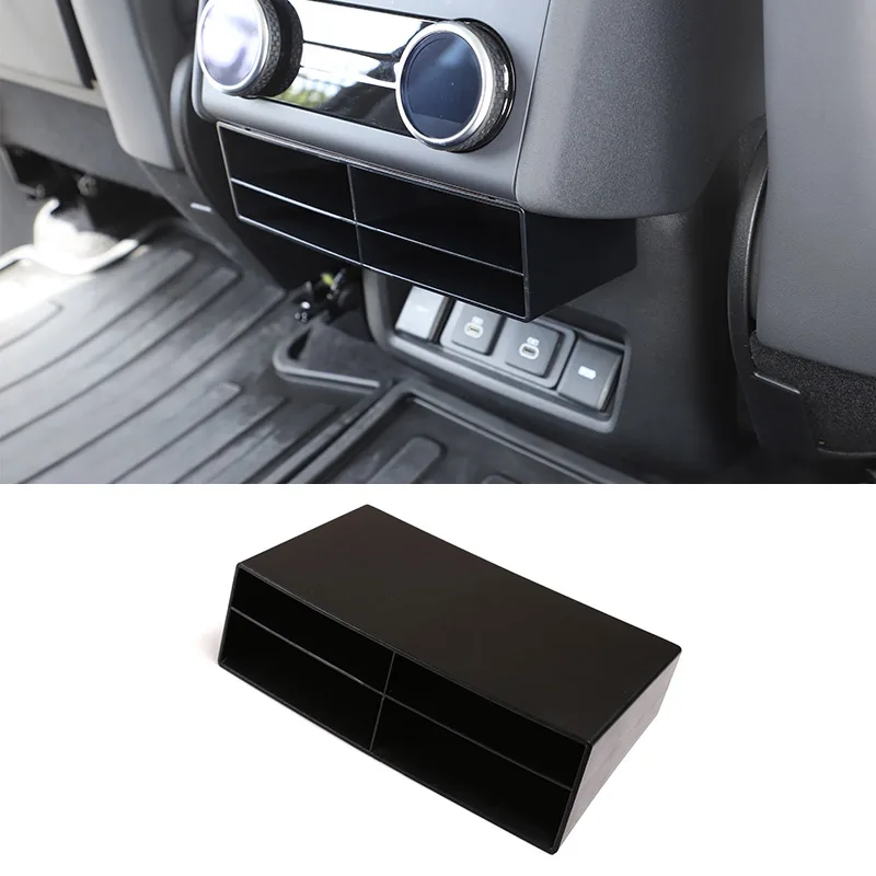 Caja de Almacenamiento para la Salida de Aire Acondicionado Trasero del Auto, para Land Rover Discovery 5 2021-2025, Caja para Teléfono Móvil, Accesorios Interiores para Auto