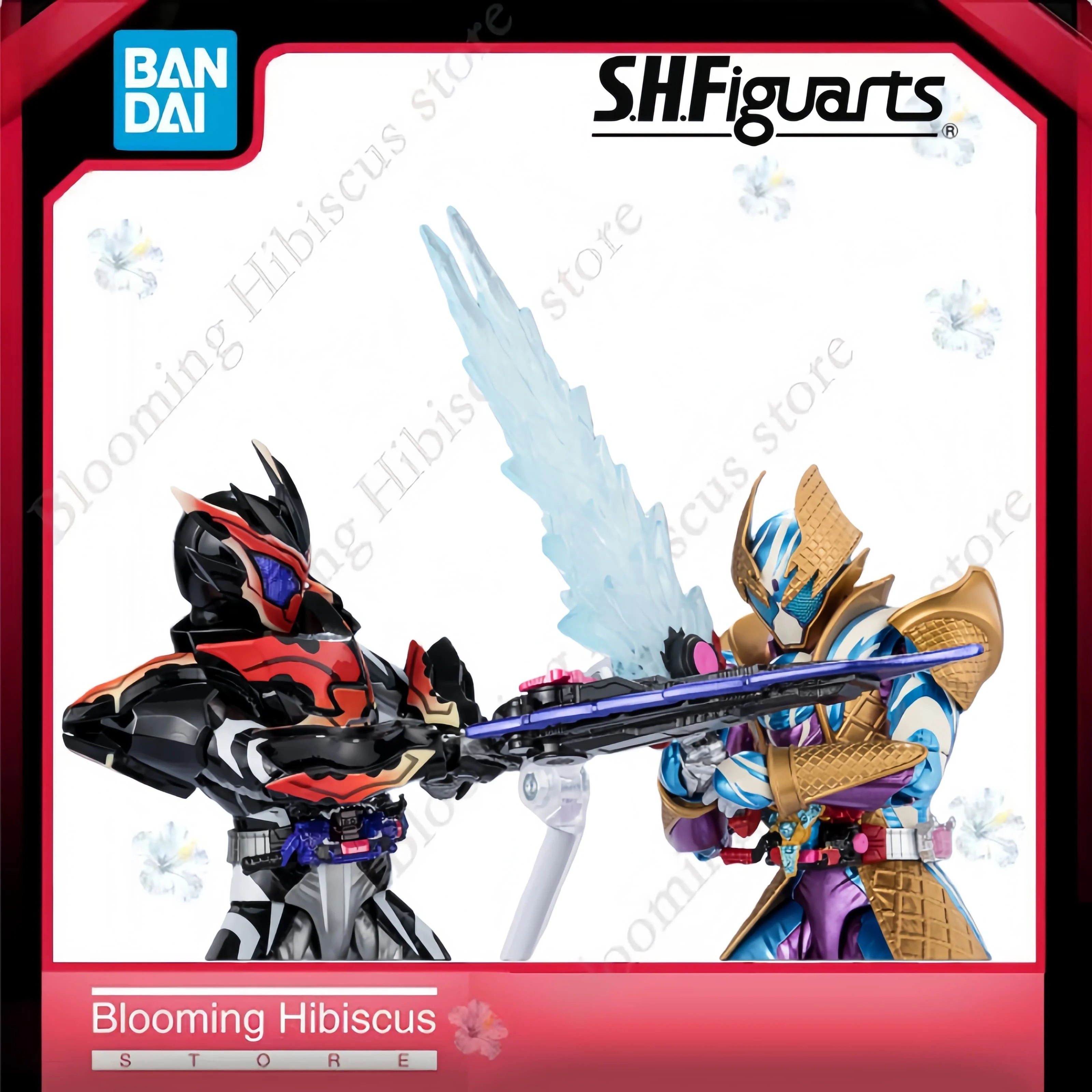 

Japan Bandai Anime Original Model Action Figure SHF Kamen Rider Gavv Sparking Gummy & Blizzard Sorbet Form Collectible Set