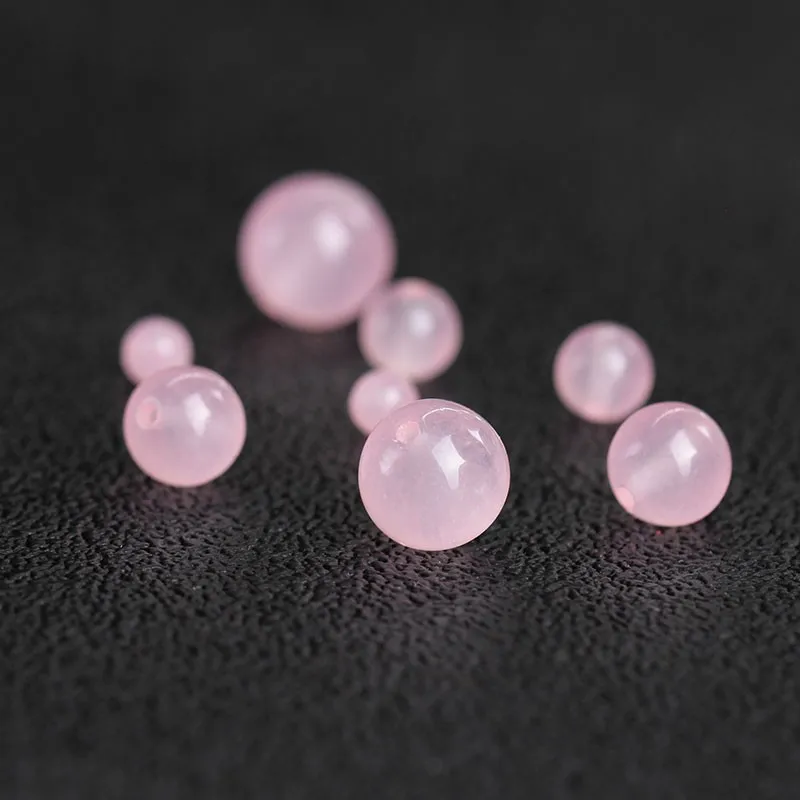 Genuine Myanmar Grade A Jadeite Burma Pink Jade Beads For Jewelry Making Diy String Bracelet Beaded Necklace Charms Accessories