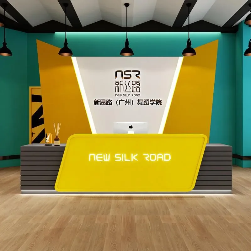 Modern Reception Desk for Dance Studio Kindergarten Art Gallery Baby Store Bar Pet Shop Stationery Store Checkout Counter