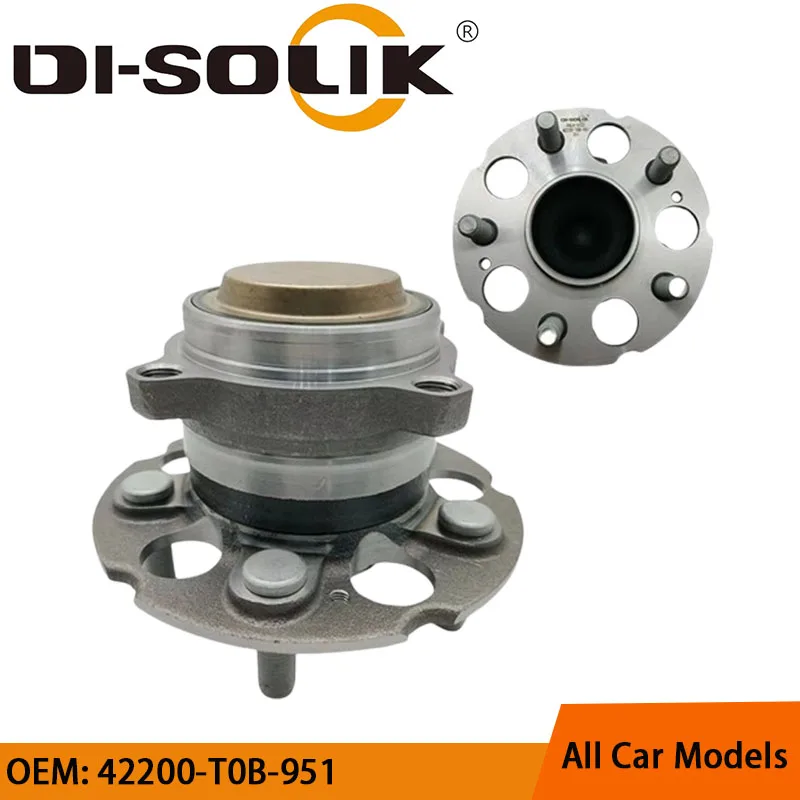 

DI-SOLIK 42200-T0B-951 Auto 2WD Rear Wheel Hub Unit Rear Axle for Honda 12 16 Honda CRVRM2