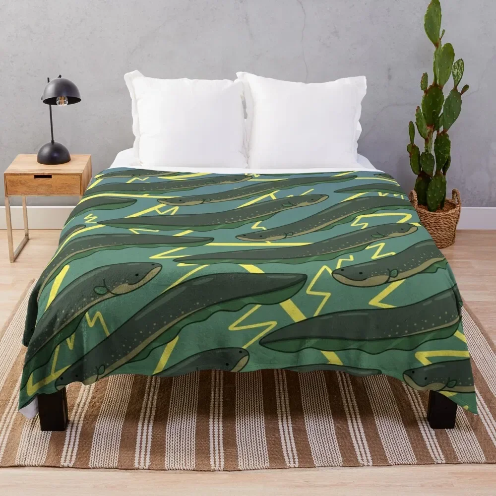 

Electric Eel Pattern Throw Blanket sofa bed Soft Plush Plaid Decorative Sofa Giant Sofa Blankets