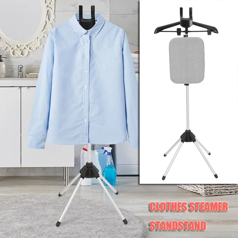 

Ironing Hanger with Plate Steamer Clothes Bracket Adjustable Stand Coat Drying Collapsible Clothes Steamer Coat Handheld Board