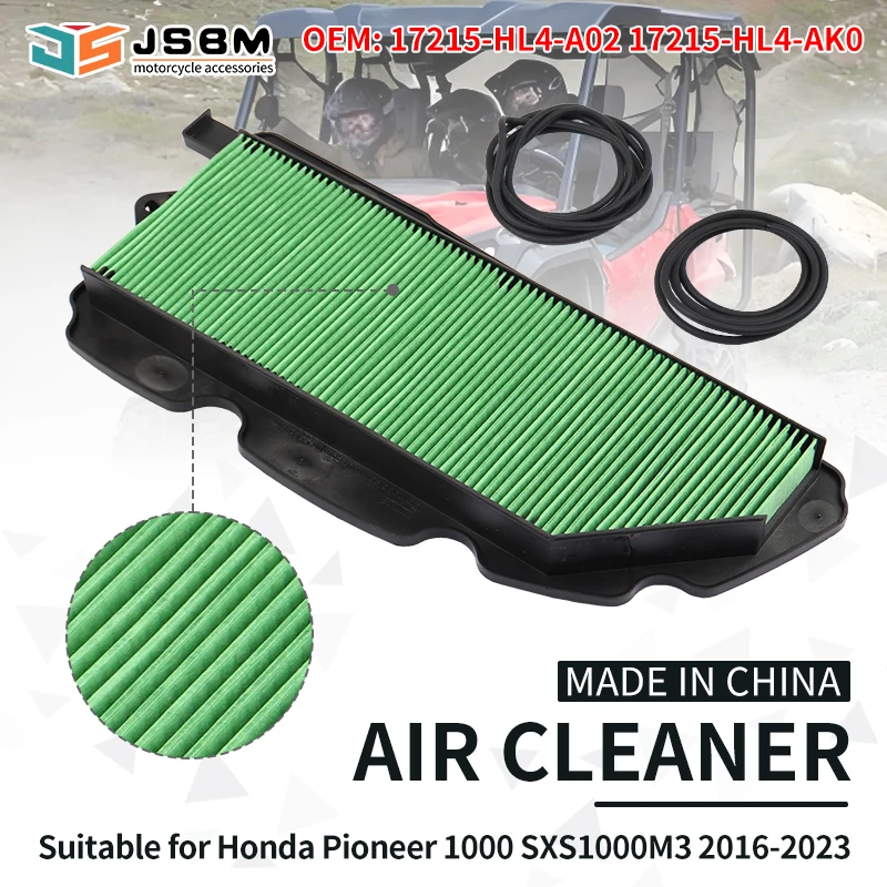 

JSBM ATV Air Filter For HONDA Pioneer 1000 1000-5 Special Limited Edition EPS Forest Deluxe Trail EPS 1000-6 16-23 17215-HL4-AK0