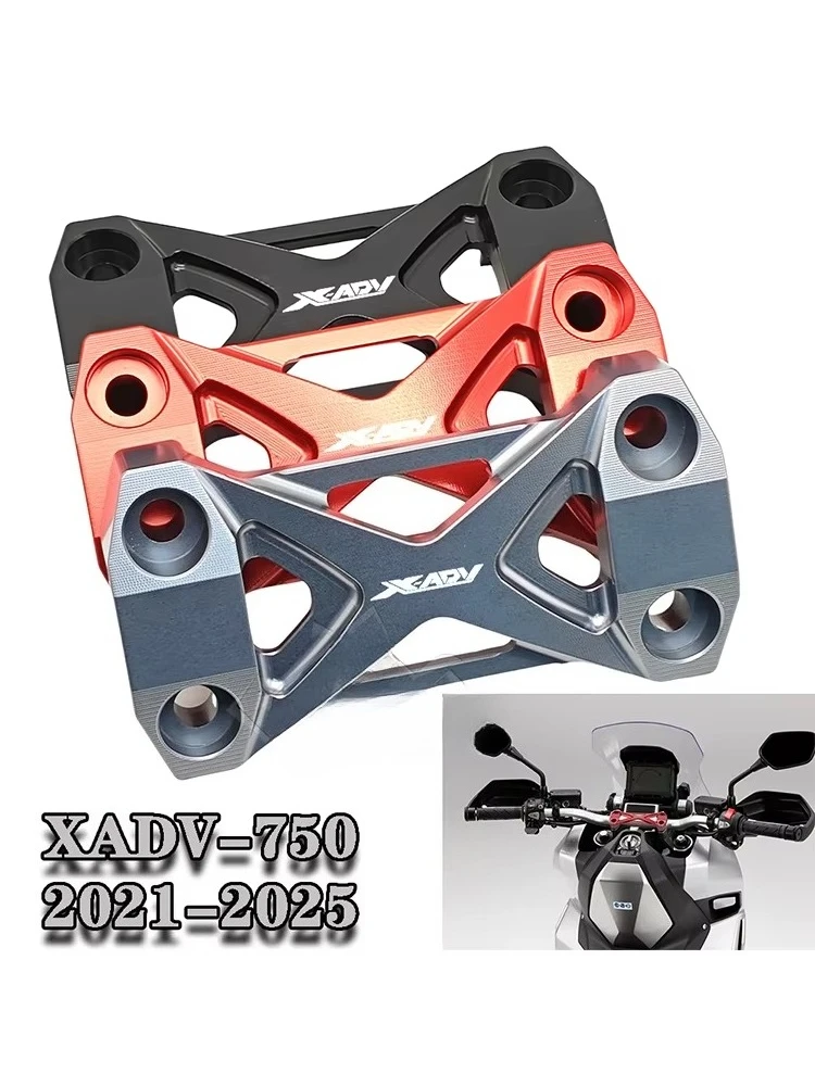 For Honda X-ADV XADV 750 XADV750 Motorcycle Accessories Handlebar Riser Up Back Move Support Handle Bar Riser Mounting Clamp