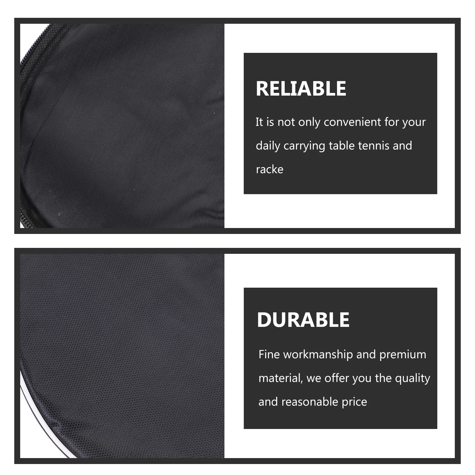 Table Tennis Racket Bag Oxford Cloth Storage Case High Density Waterproof Organizer For Bat Racket Storage Bag Sports Equipment