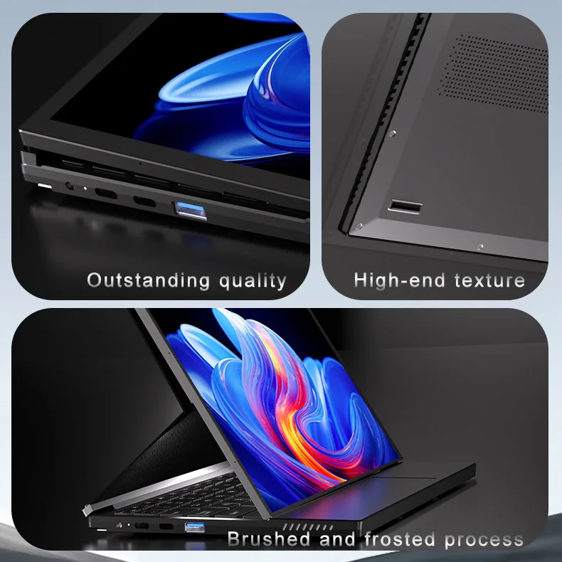 2 In 1 Laptop With 128gb 256gb 512gb 1T Rom 8gb Ram Cheap Laptops With Camera Touchscreen Notebook Computer In Stock