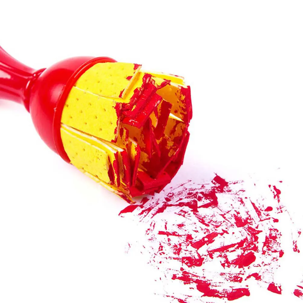 

8Pcs Sponge Painting Brushes for Watercolor Drawing Tools DIY Art Supplies Fun Creative Activity Set