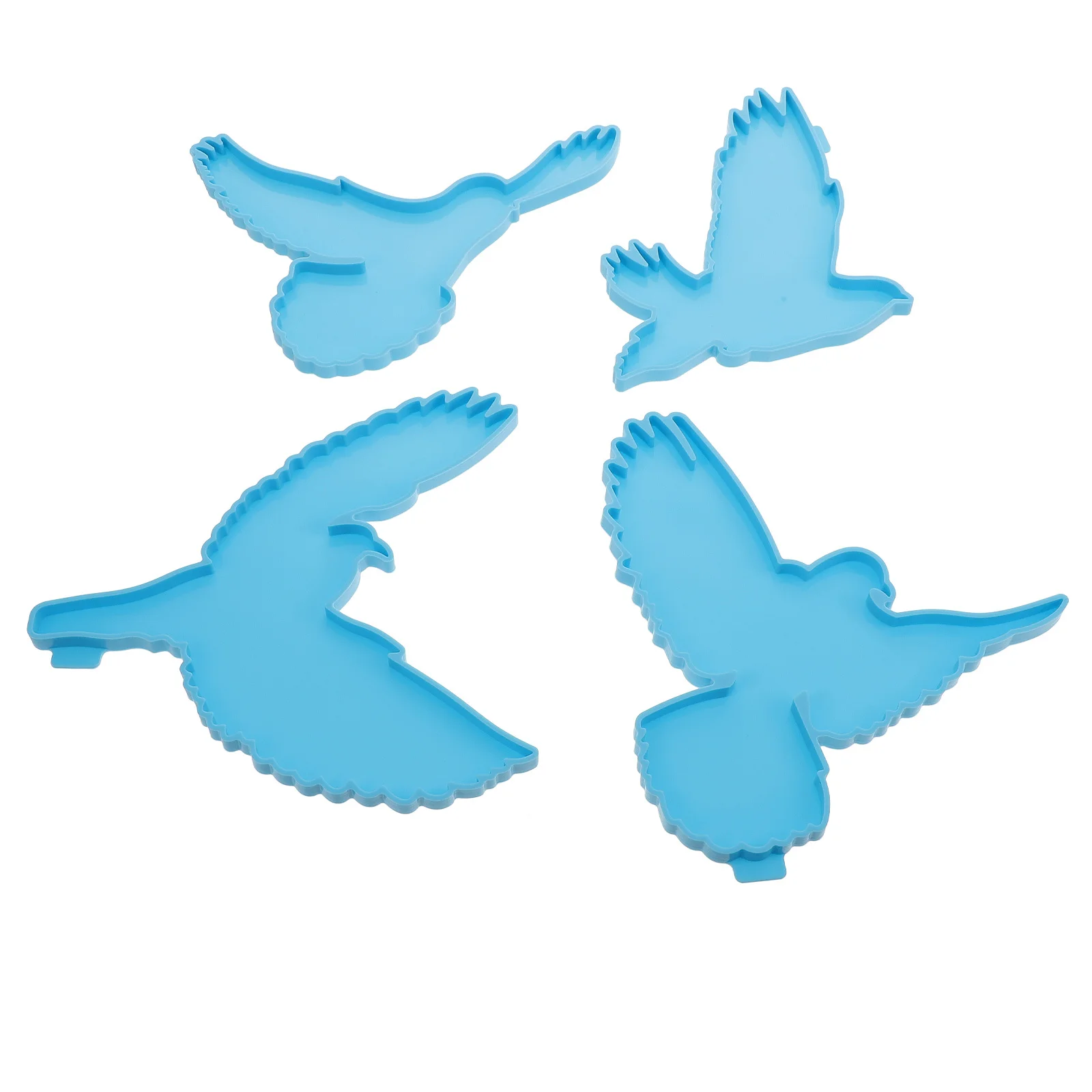 4Pcs DIY Handicraft Bird Making Molds Premium Material Durable Safe for Creative Projects Bird Making Molds DIY Silicone Mold