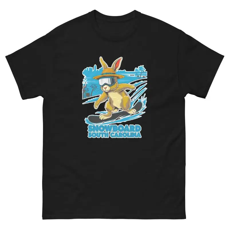 

Snowboard South Carolina Rabbit Usa Snowboarding Animal T Shirt