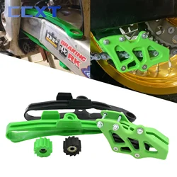 Chain Guide Guard Swingarm Roller Sprocket Protector For Kawasaki KX250F KX450F KLX450R KX 250F 450F KLX 450R 2008 2009-2020