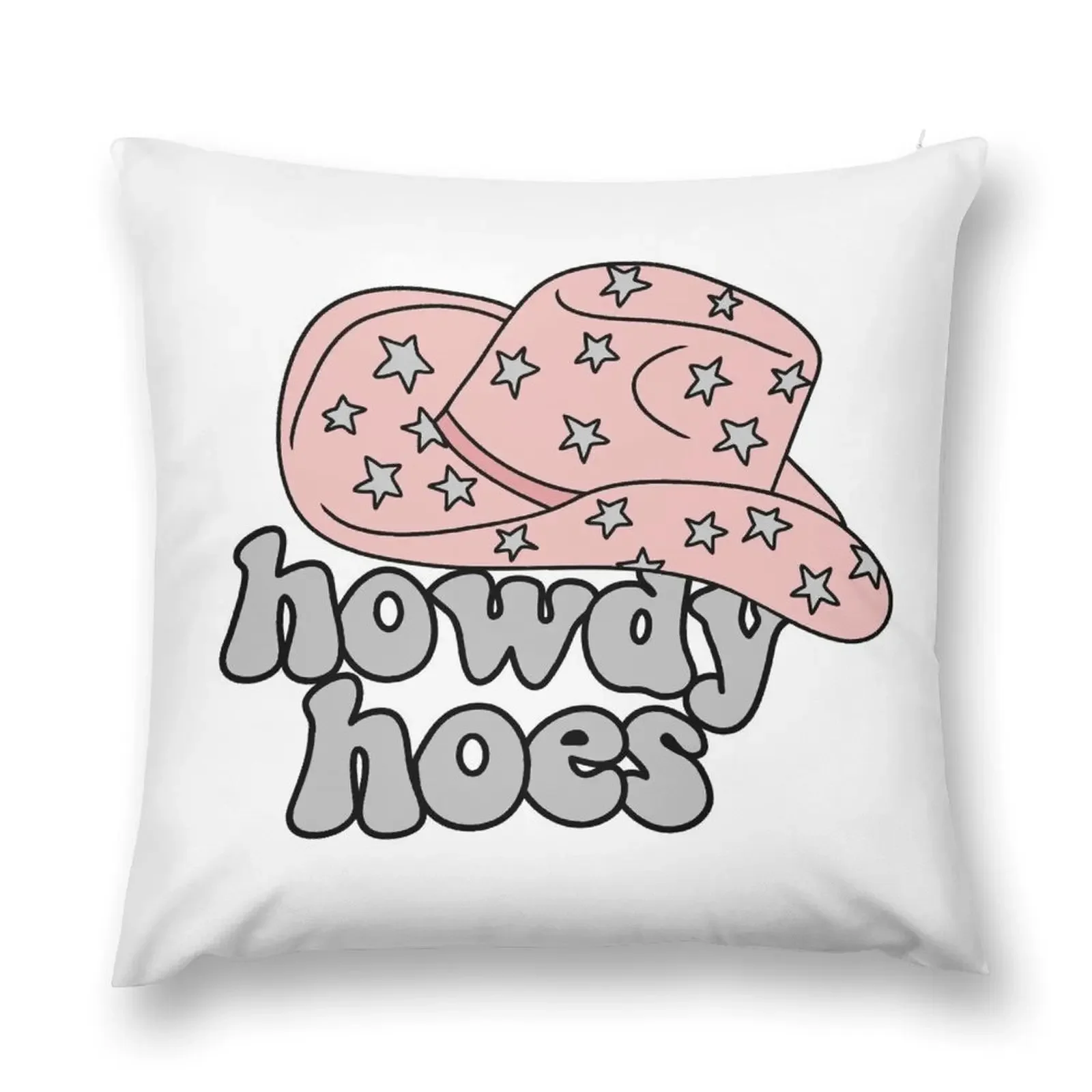 Howdy Hoes Cowboy Hat Throw Pillow Couch Pillows christmas pillow case Pillowcases For Pillows pillow