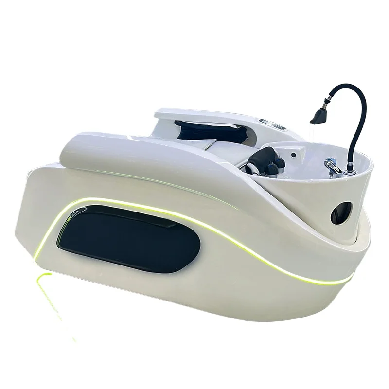 CX Automatic, Intelligent Electric Shampoo Bed Barber Shop Hair Flush Bed