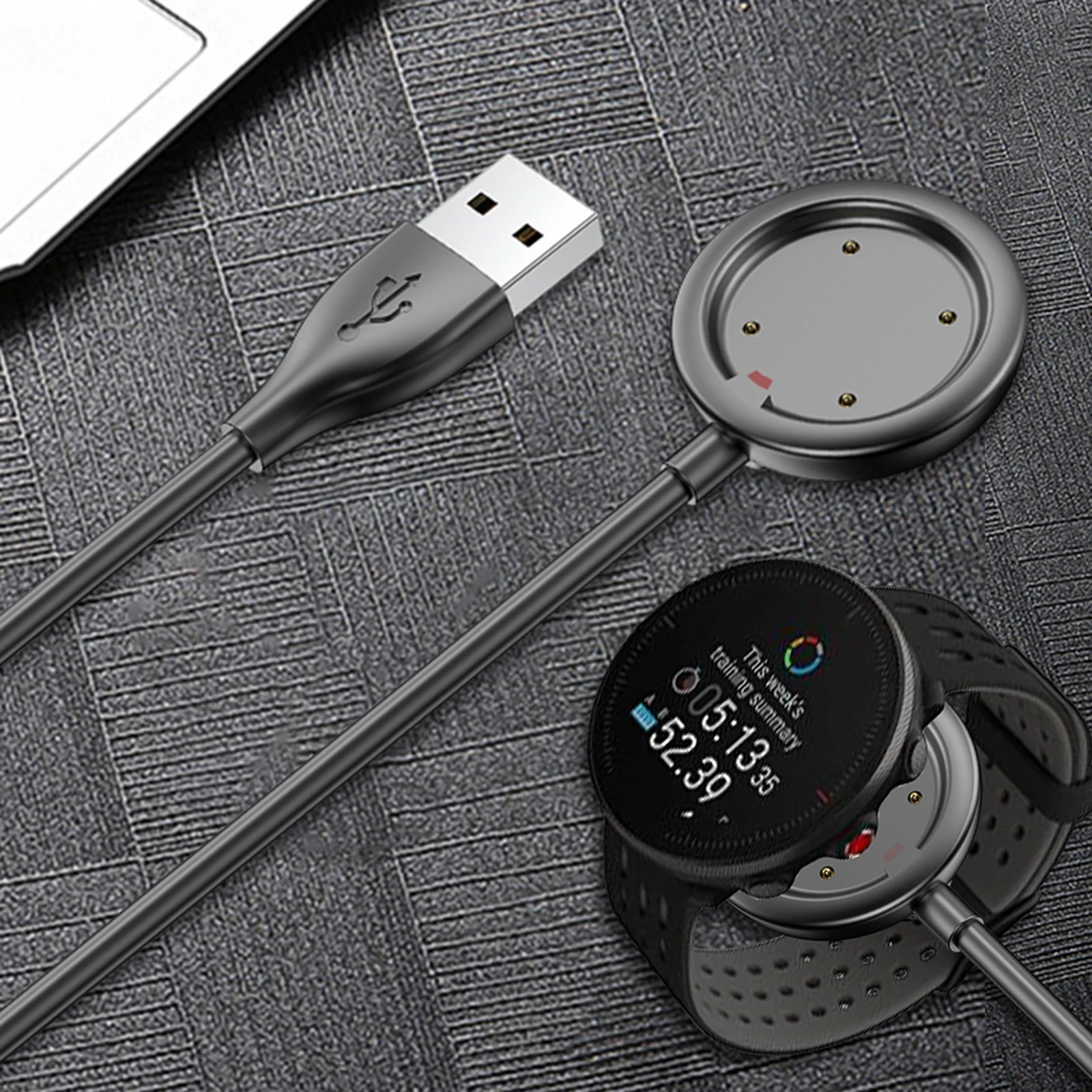 

3.3 FT Smart Watch USB Charger Replacement USB Charger Charging Dock Cable for POLAR Vantage V/Vantage M/POLAR GRIT X/Ignite