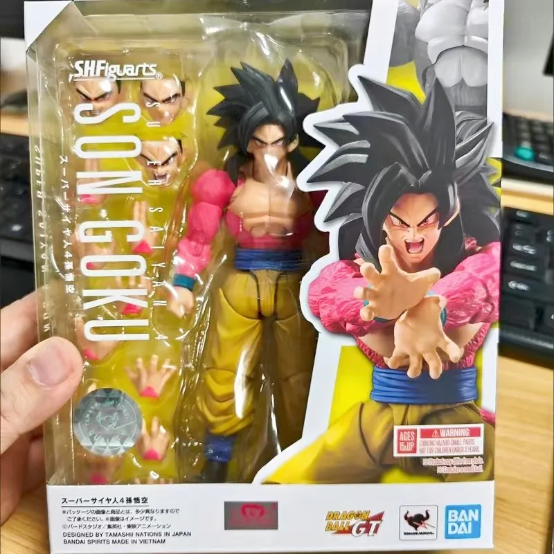 

Фигурка Bandai S.h. Фигуртс Shf Dragon Ball Gt Super Saiyan 4 Son Goku Vegeta Аниме Фигурка Готовая модель игрушка подарок