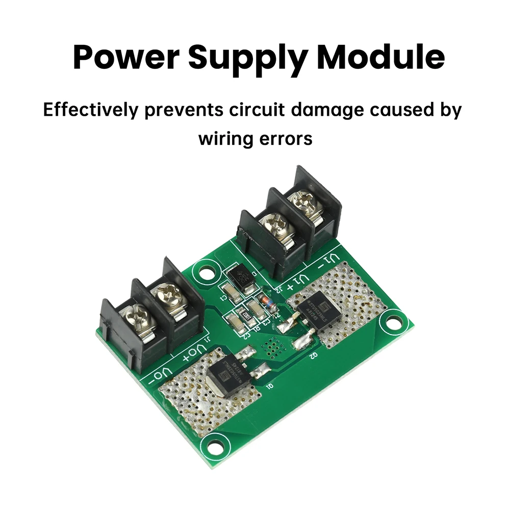 10A DC power supply reverse connection protection board MOSFET power protection module for high current ultra-low voltage drop