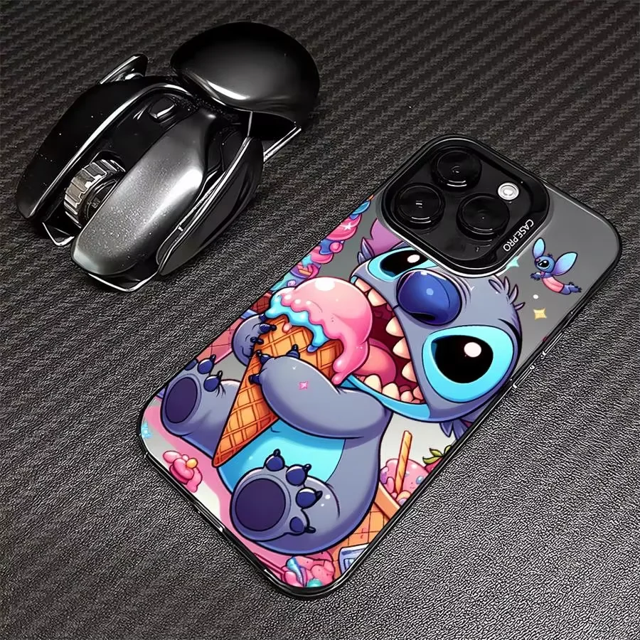 Stitch Naughty Lovely Phone Case For iPhone 16 15 14 13 12 11 Pro Max 7 8 Plus XR XS Max Mini Y2K Anti Fall Kawaii Cover Cartoon - náhled 4