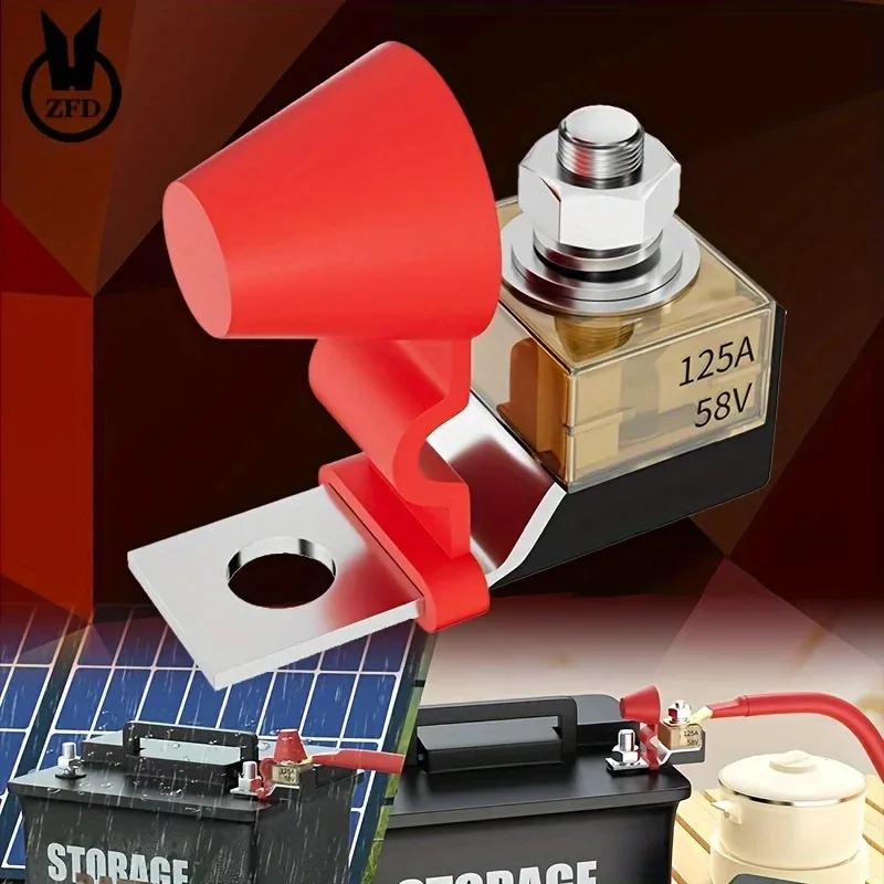Marine-Qualität Autobatterie-Sicherungssatz 30A-300A Batterieanschluss MRBF Langlebige Anschlussklemmen für Boote, LKWs, Wohnmobile, Baumaschinen – Detail 1
