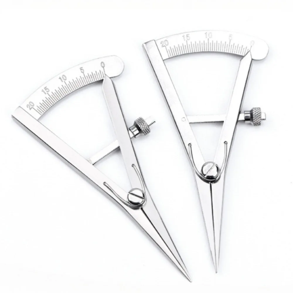 1PC Kompas Liniaal Meetinstrument Dubbel Ooglid Chirurgisch Instrument Begraven Draad Positionering Designer Oogheelkunde Make-Up Tool