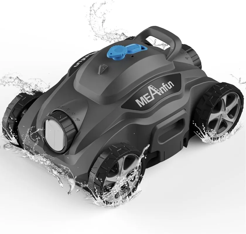 Aspirador de piscina sem fio robótico, Últimos 110 minutos e limpo 1076 sq, Novo, 2022 pés para acima do solo e Inground Piscina Robot,5800mAh