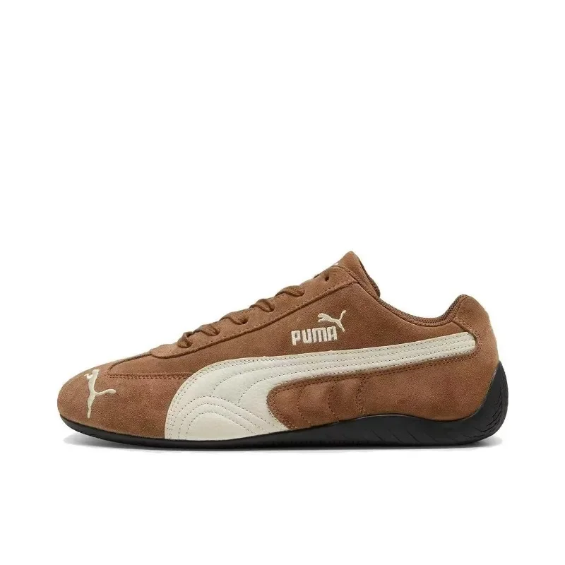 Classic Puma Speedcat Brown Grey Men Women Running Shoes Non-slip Comfortable Casual Sports Sneakers 398847-02