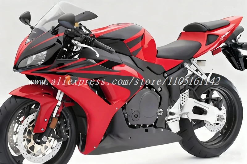 4Gifts New ABS Motorcycle Full Fairings Kit Fit For HONDA CBR1000RR 2006 2007 06 07 Bodywork Set Custom Red Black