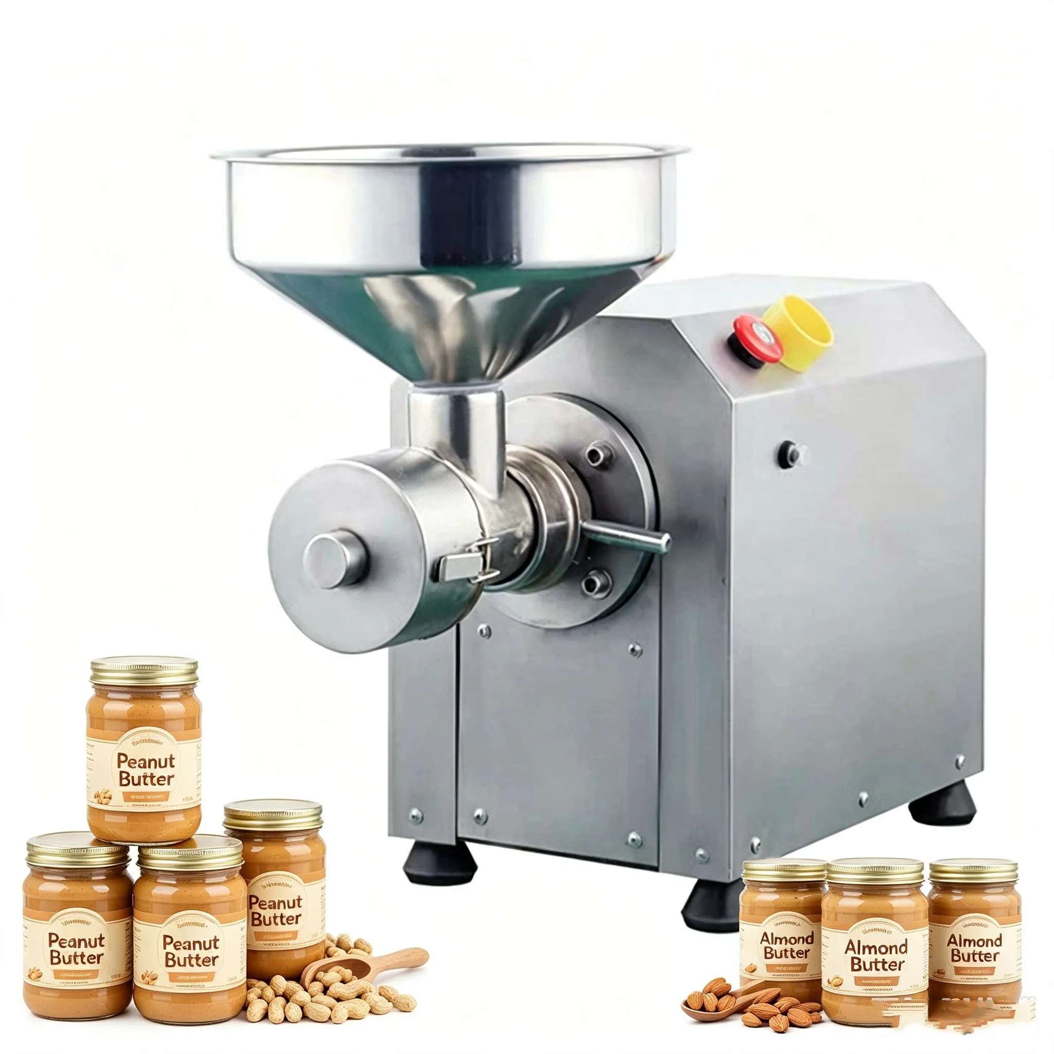 Automatic Electric Peanut Pistachio Cocoa Bean Butter Grinder Chocolate Refiner Machine Nut Processing Machine