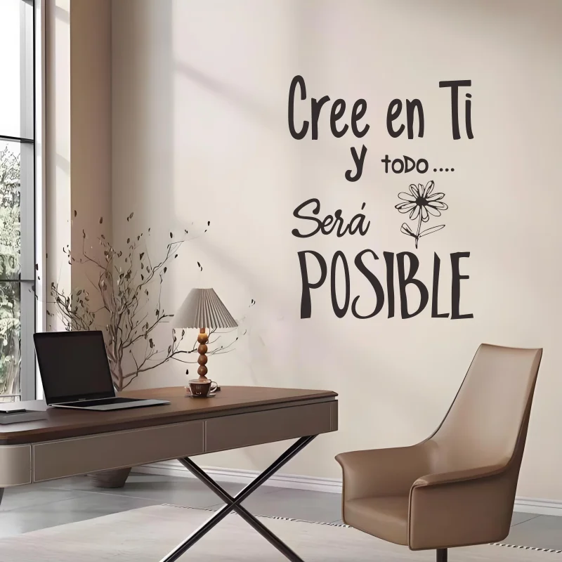 Inspired By Spanish quotes Wall Stickers Are Suitable For Living Rooms And bedrooms Easy To Disassemble Self Stick #619