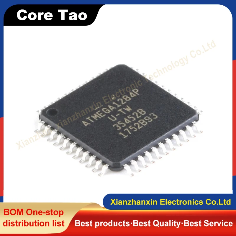 1pcs/lot ATMEGA1284P-AU ATMEGA1284P-U ATMEGA1284P QFP44 Microcontroller chips in stock