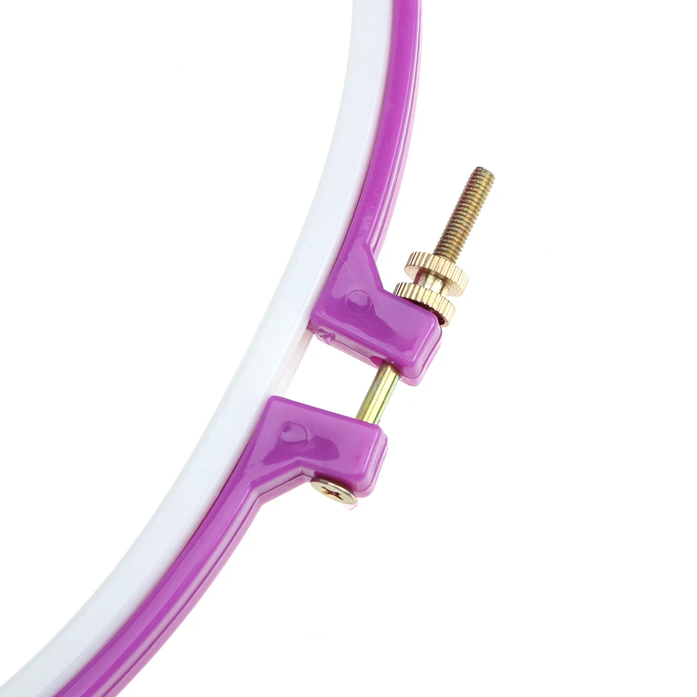 Marco de plástico para máquina de coser artesanal, anillo de aro para bordado de punto de cruz, 5 uds.