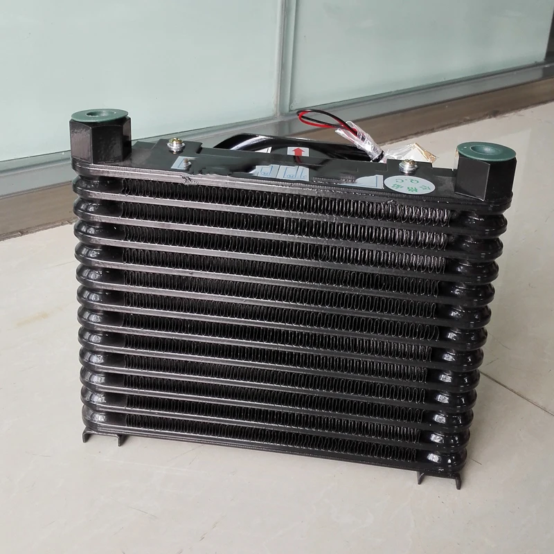 24V/12V/220V/380V Modified On-Vehicle Fuel Tank Cooler Air-Cooled Oil Radiator AF0510T-CA Hydraulic Air-Cooled Radiator