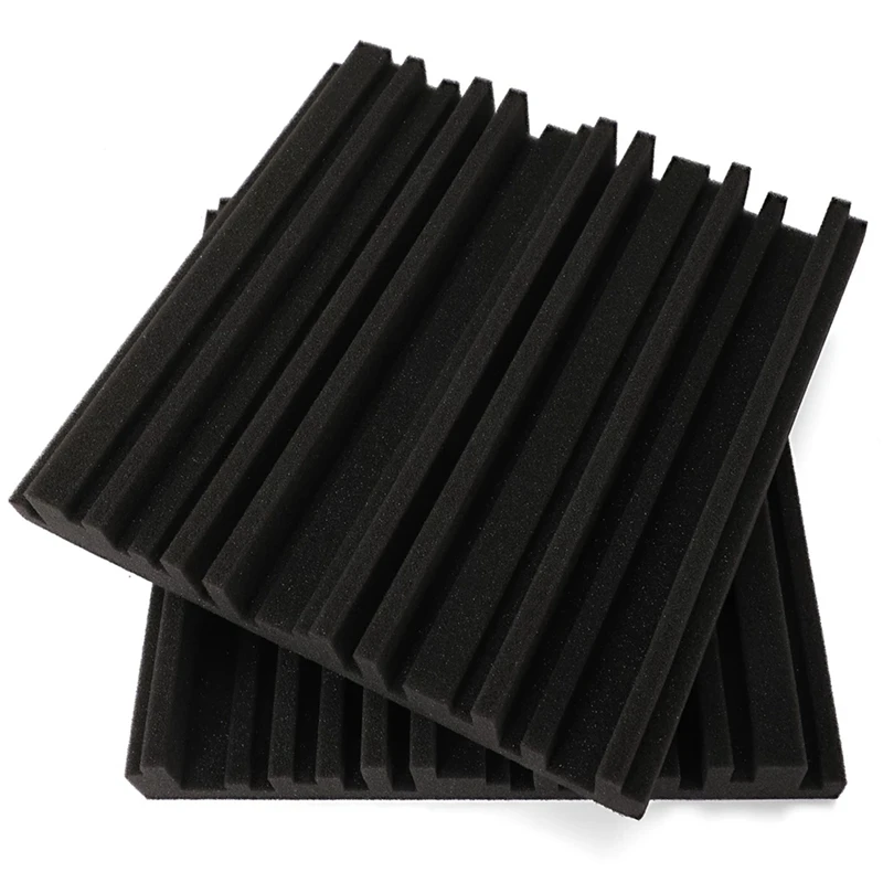 Studio Acoustic Foam Panels Soundproof Sponge Diffusers Drum Room Absorption Treatment Wall Sound Foam Pad With Tapes