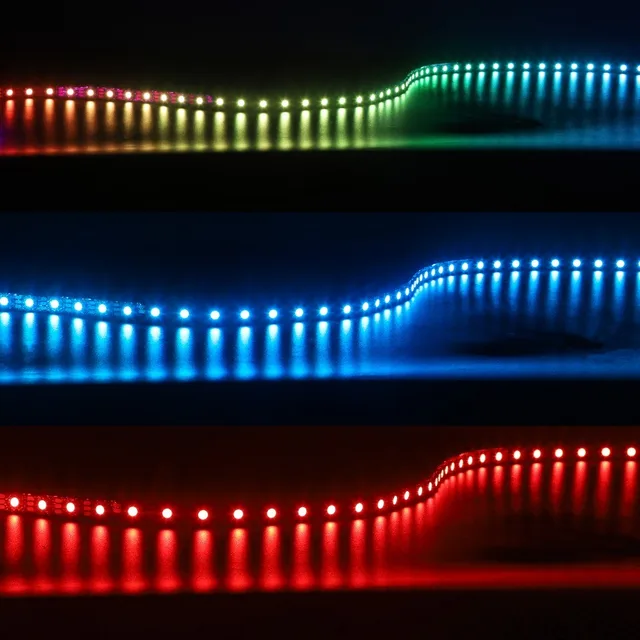 WS2812B 5050 RGBIC Smart LED Strip WS2812 Individually Addressable IC 30/60/144Pixels/Leds/m Light DC5V Black IP30/67 Waterproof 4 WS2812B 5050 RGBIC Smart LED Strip WS2812 Individually Addressable IC 30/60/144Pixels/Leds/m Light DC5V Black IP30/67 Waterproof 4