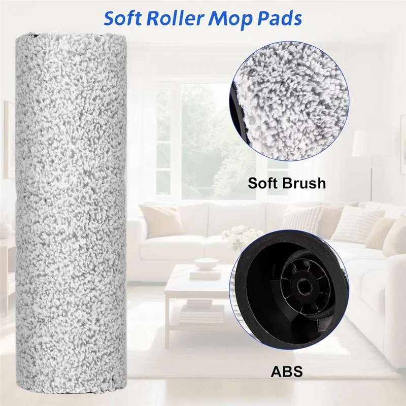 

【Limited Time Offer】10 Pcs Replacement Parts For ECOVACS DEEBOT X8 PRO Omni Vacuum Cleaner–Main Brush , HEPA Filters , Dust Bags