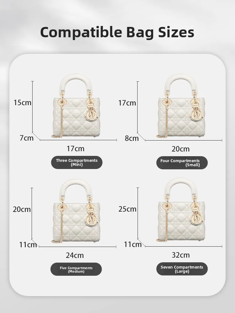 

Lady Diagonal Bag Inner ket Organizer Nylon Storage Bag Seven ids Four ids Tee ids Lightweight Fly Organizer