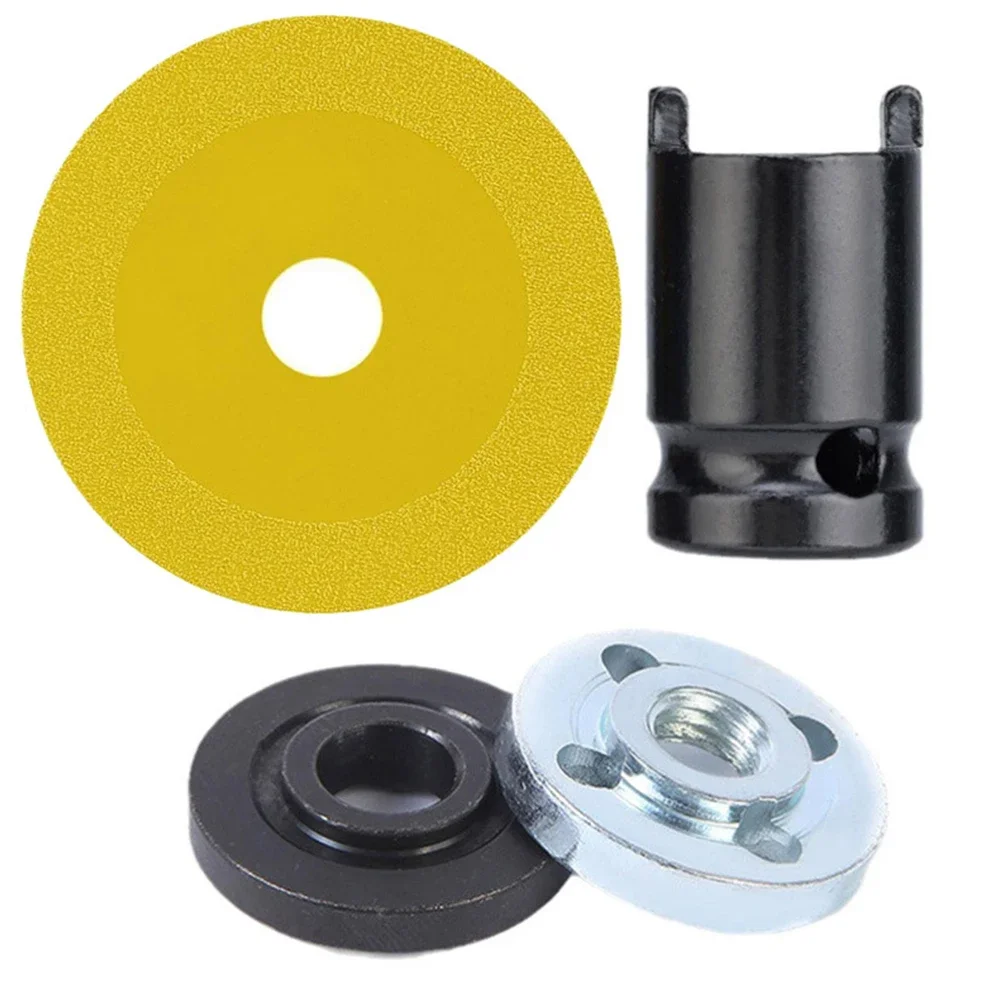 Grinding Wheel Set Glass Cutting Disc With Adapter Angle Grinder Platen Cutting Disc For 100 Type Angle Grinder